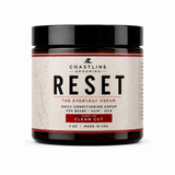 Coastline RESET everyday cream. daily conditioning cream for beard, hair and skin. Clean Cut scent.