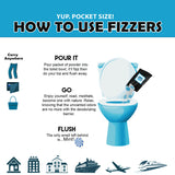 Roadaroma Lemon Toilet Fizzers-  30 Pack Poop Odor Stoppers - Beard Bro LLC